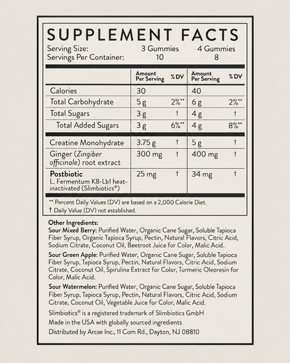 Tone Variety Creatine Gummies